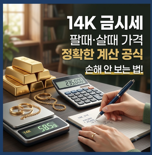 4K 금시세 계산 방법